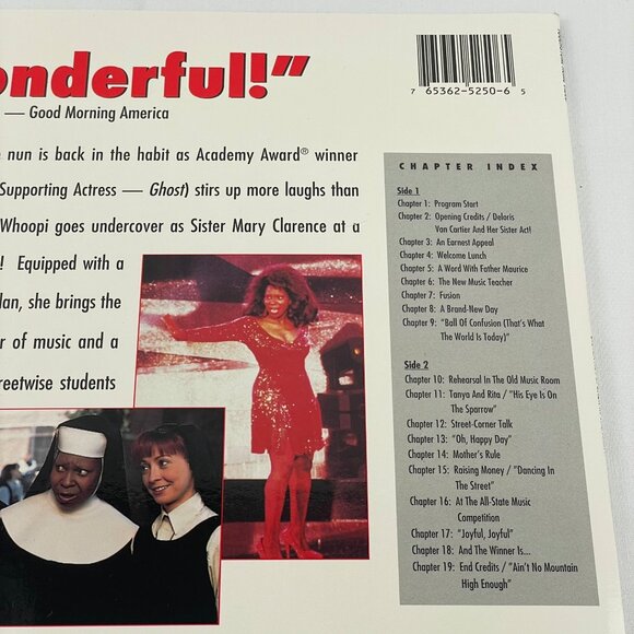 Touchstone Home Video Sister Act 2 Laserdisc LD Collectible Whoopi Goldberg - Picture 6 of 7